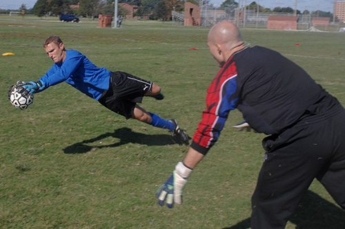 Allenamento portieri calcio