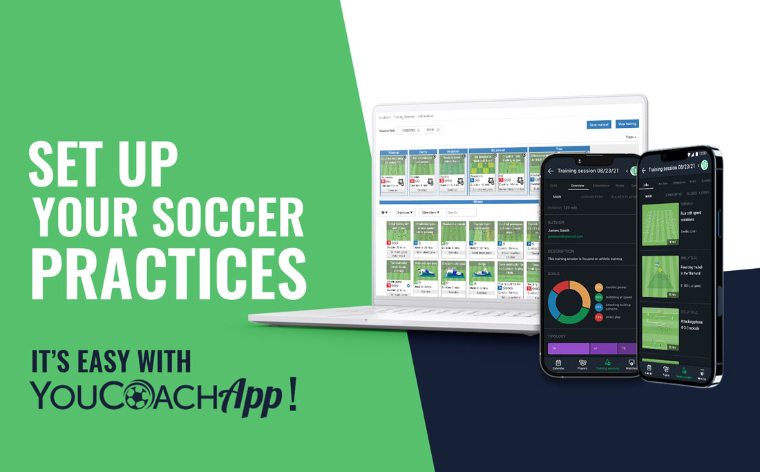 How to create custom drills and set up soccer practices: your training session ready in 5 minutes!